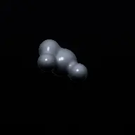 A frame from Metaballs 3D